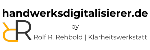 Logo mit Schriftzug Handwerksdigitalisierer