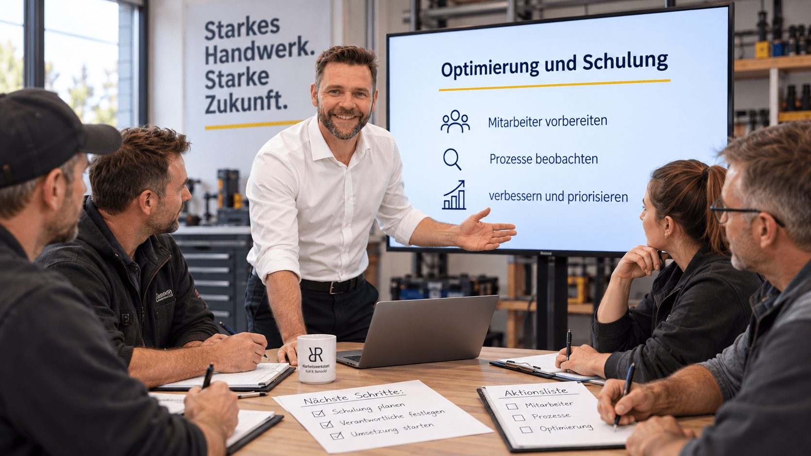 Schulungsworkshop Schulung Mitarbeiter Digitalsierung